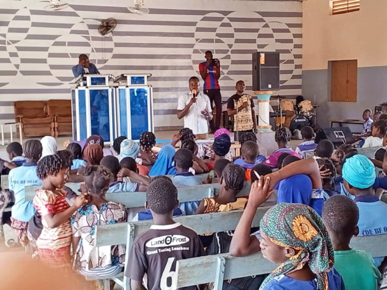 L’ambition de l’église A.D Libreville de Boromo : Inspirer les enfants à poursuivre leurs rêves