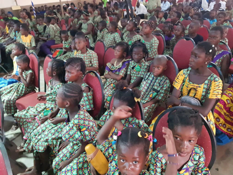 Journée des enfants célébrée par l’église des Assemblées de Dieu du Château